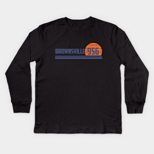 956 Brownsville Texas Area Code Kids Long Sleeve T-Shirt